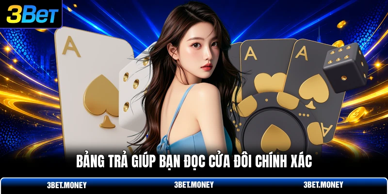 Bảng trả giúp bạn đọc cửa đôi chính xác