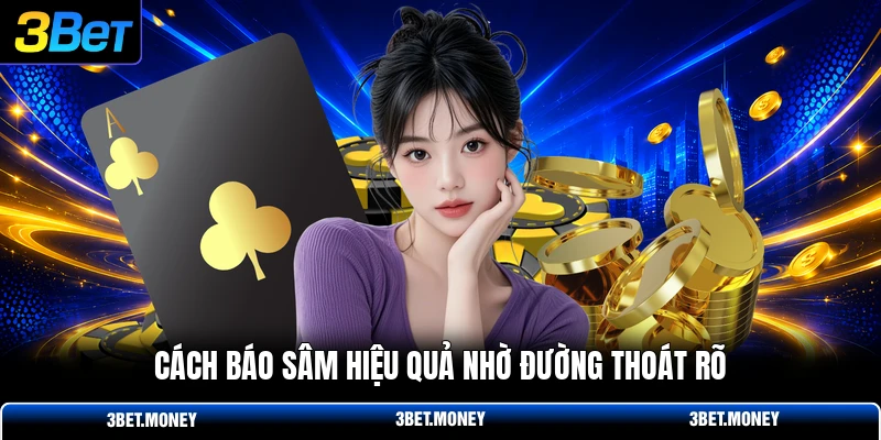 Cách báo sâm hiệu quả nhờ đường thoát rõ