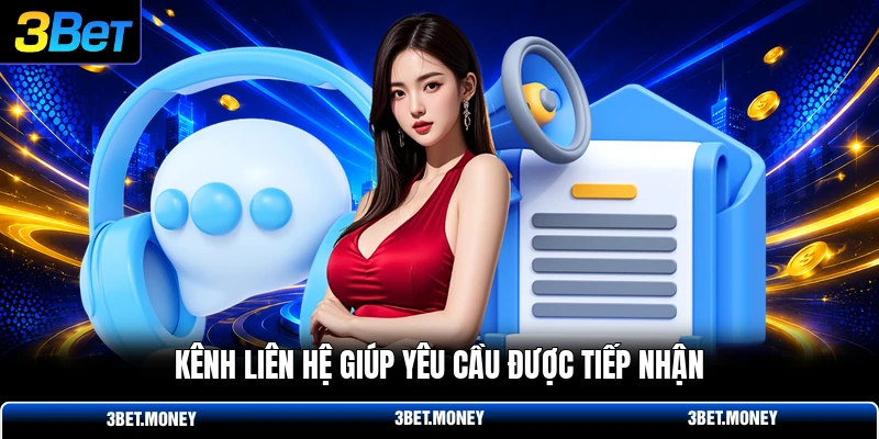 Kênh liên hệ giúp yêu cầu được tiếp nhận