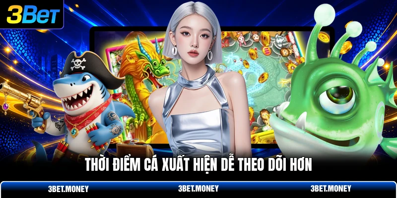 Thời điểm cá xuất hiện dễ theo dõi hơn